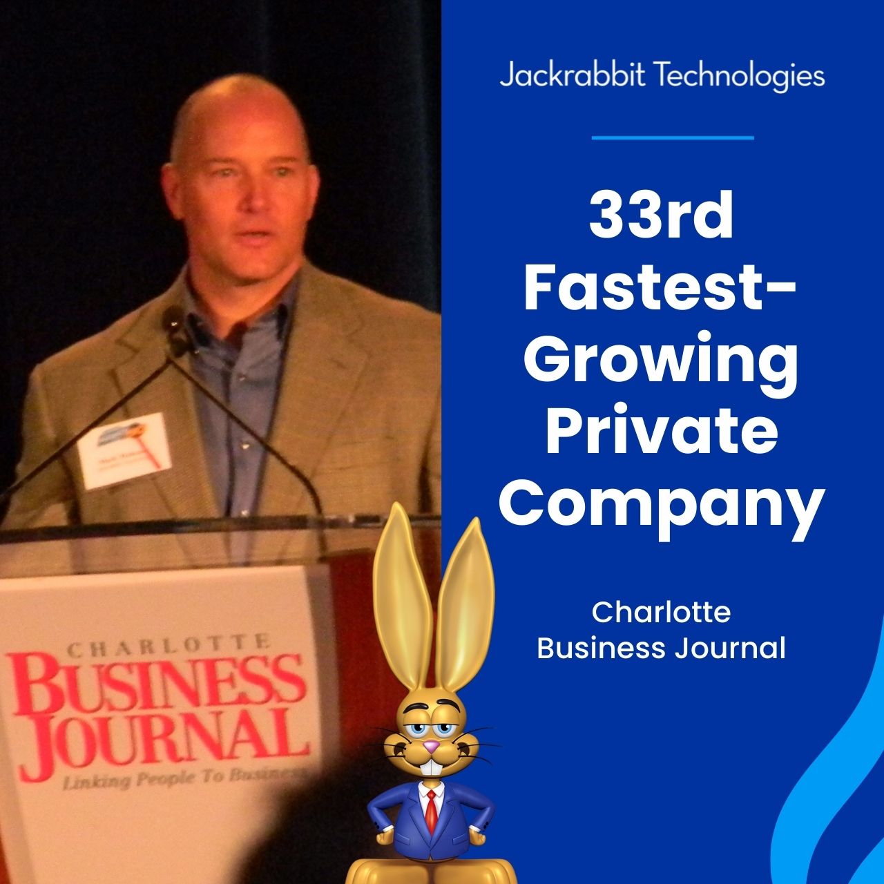 jackrabbit recognized as 33rd fastest growing company