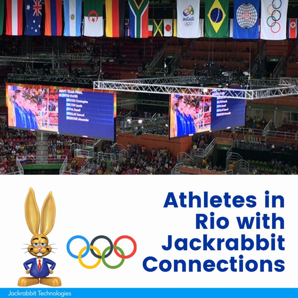 jackrabbit connects with athletes in rio