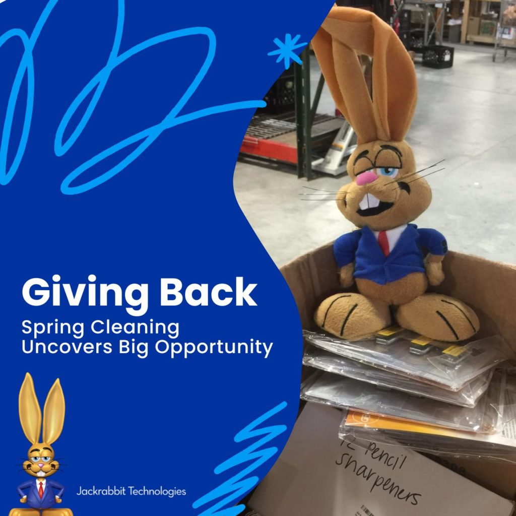 jackrabbit gives back and donates
