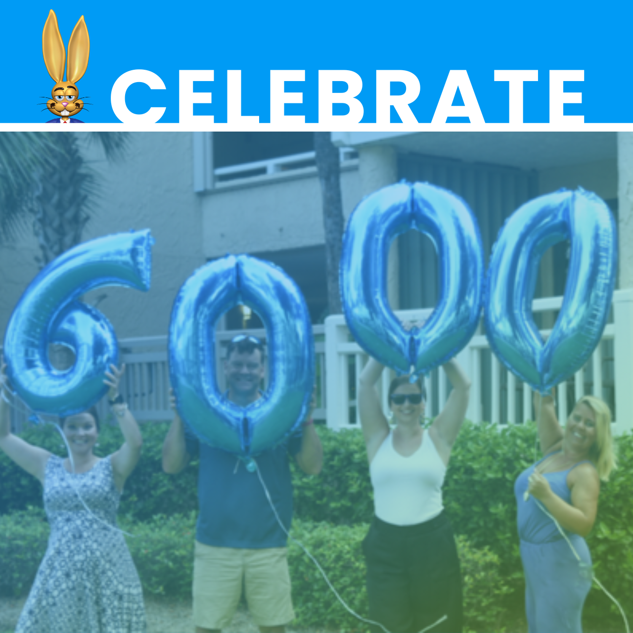 celebrate 6000 clients