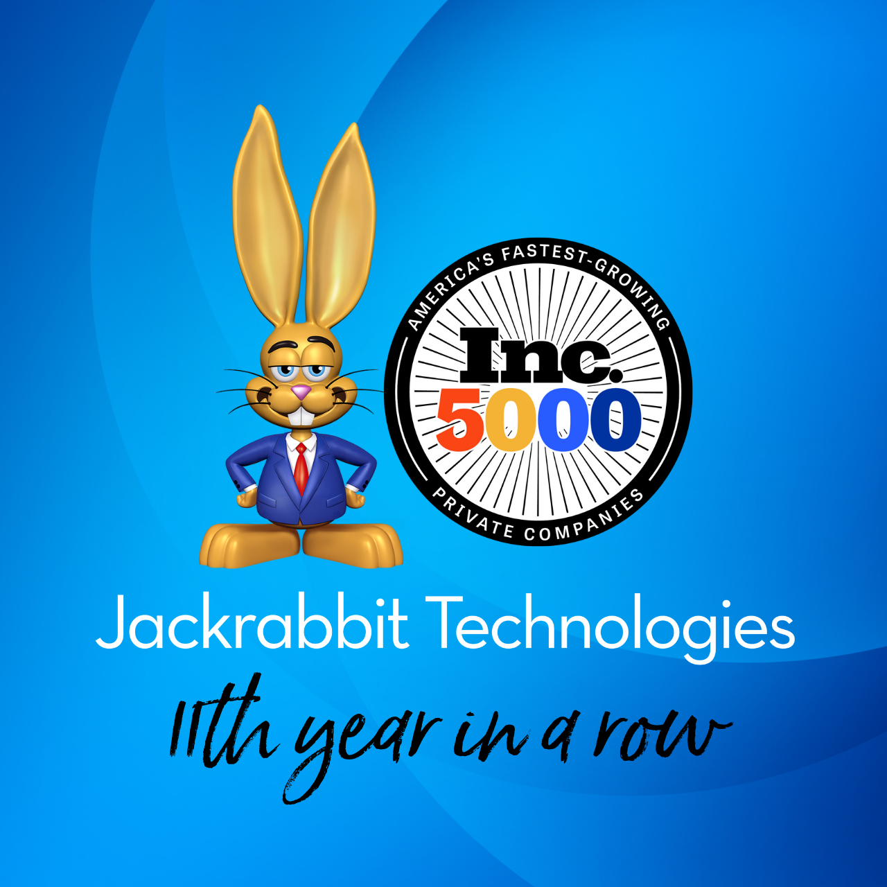 Jackrabbit Recognized for the 11th Year on Inc 5000 List