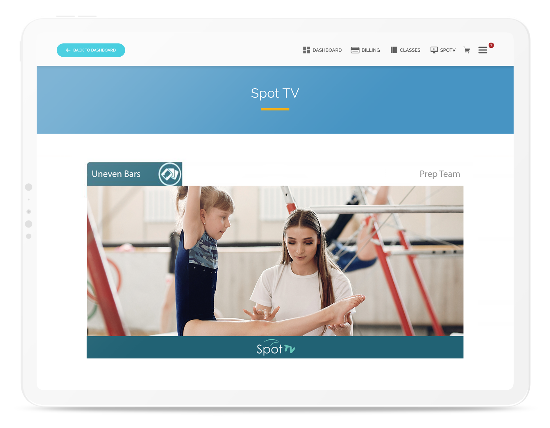 Gymnastics Class Management Software